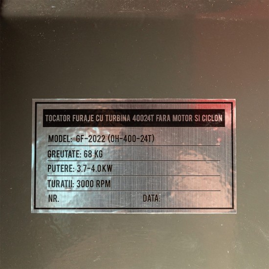 Tocator furaje si moara cereale Micul Fermier, cu turbina 40024T